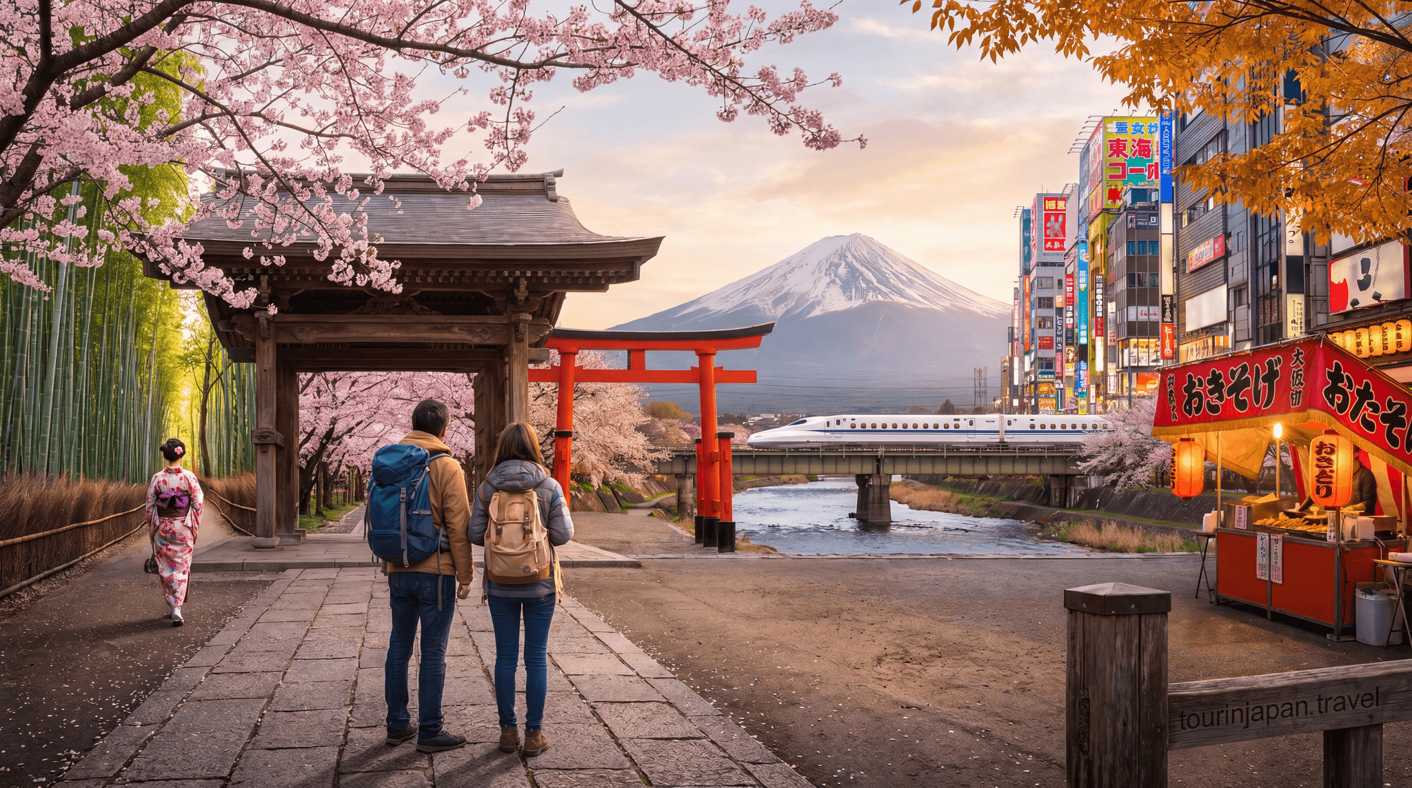 Featured image for 2 Weeks in Japan: The Perfect First-Timer Itinerary with discreet tourinjapan.travel mark