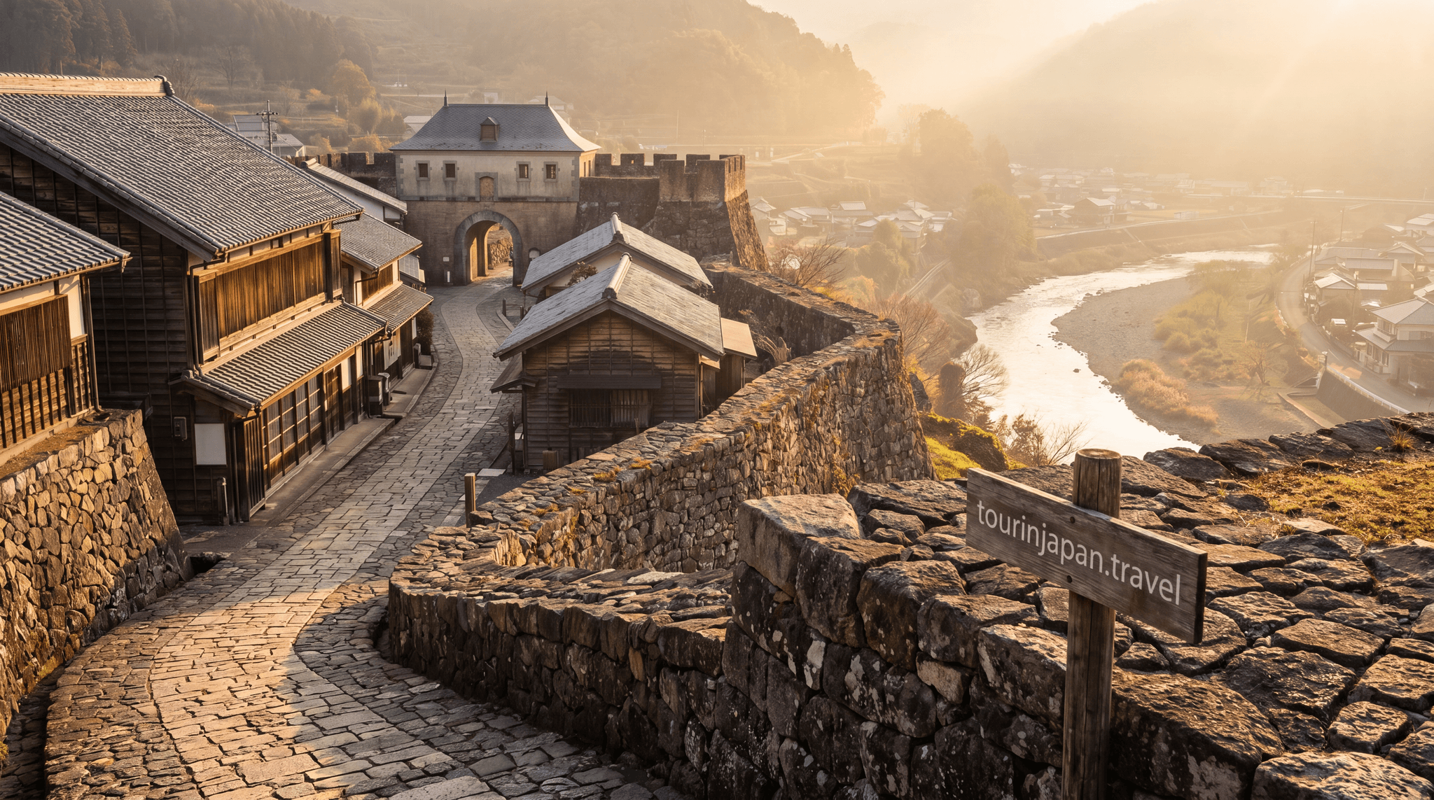Featured image for Attack on Titan Locations: Real Inspirations in Oita and Nagasaki with discreet tourinjapan.travel mark