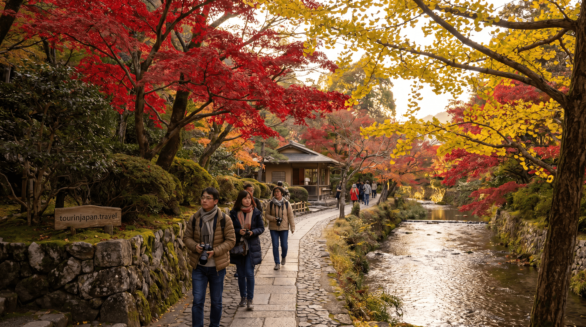 Featured image for Best Autumn Leaves in Tokyo with discreet tourinjapan.travel mark