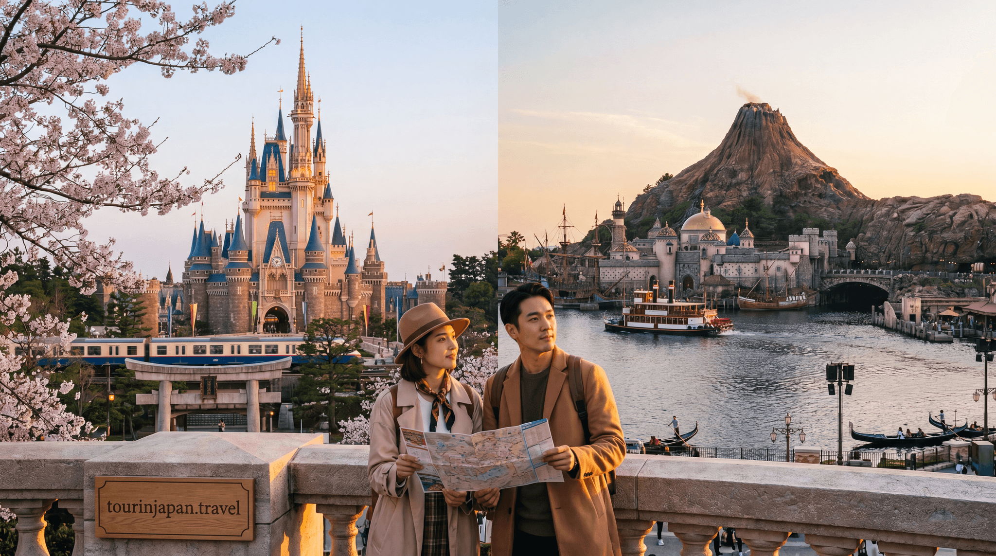 Featured image for Tokyo Disneyland vs DisneySea: Which One to Choose with discreet tourinjapan.travel mark
