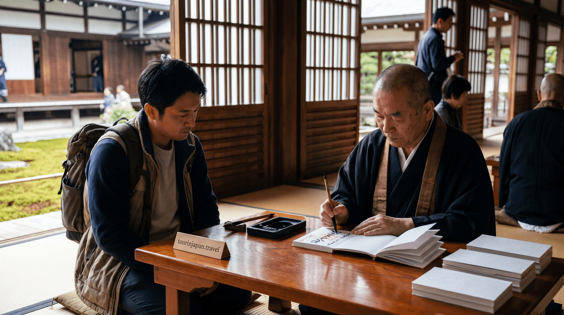Featured image for Goshuin Stamp Collecting: How to Start Your Temple Seal Book with discreet tourinjapan.travel mark