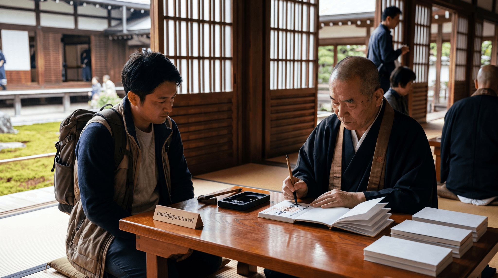 Featured image for Goshuin Stamp Collecting: How to Start Your Temple Seal Book with discreet tourinjapan.travel mark