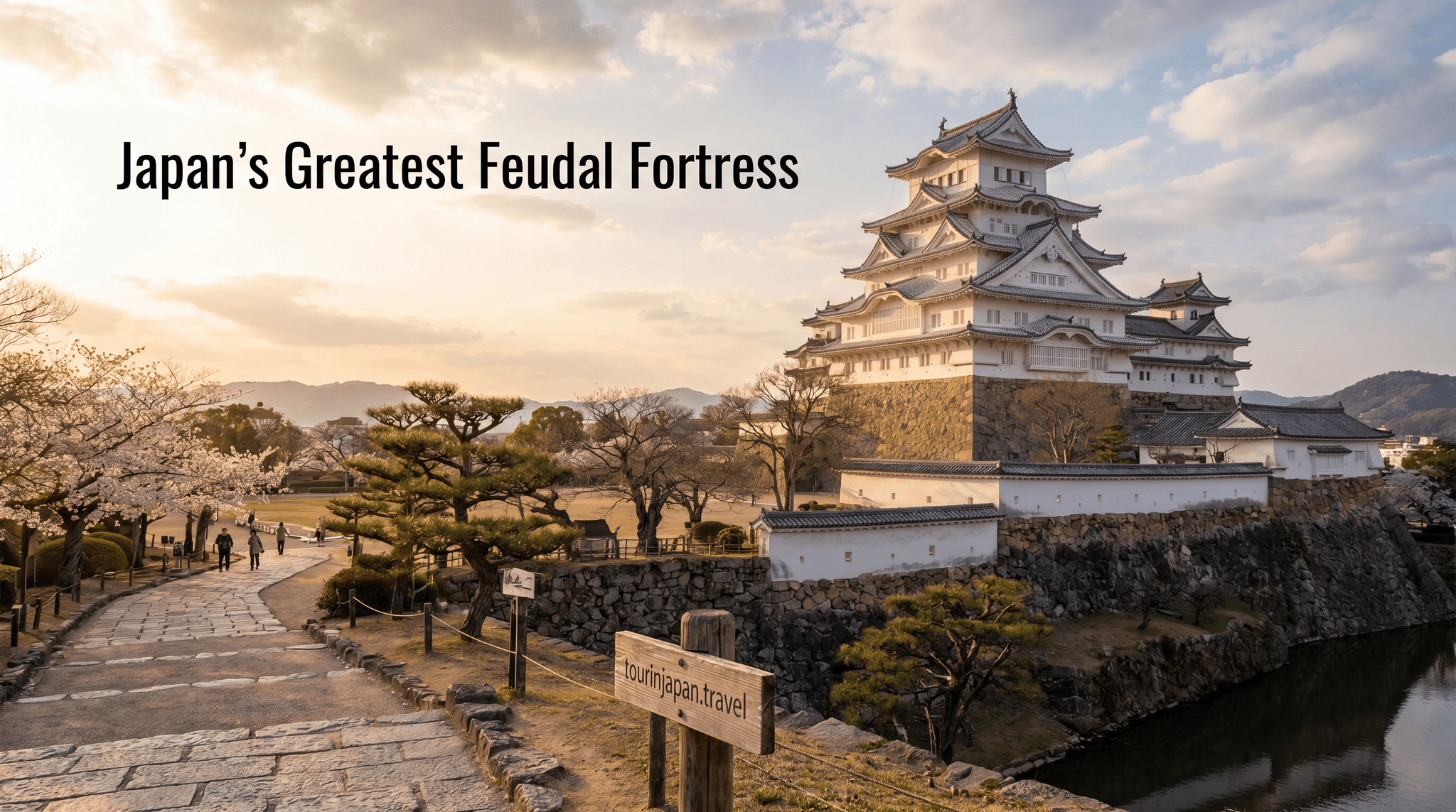 Featured image for Himeji Castle Day Trip: Japan's Greatest Feudal Fortress with discreet tourinjapan.travel mark