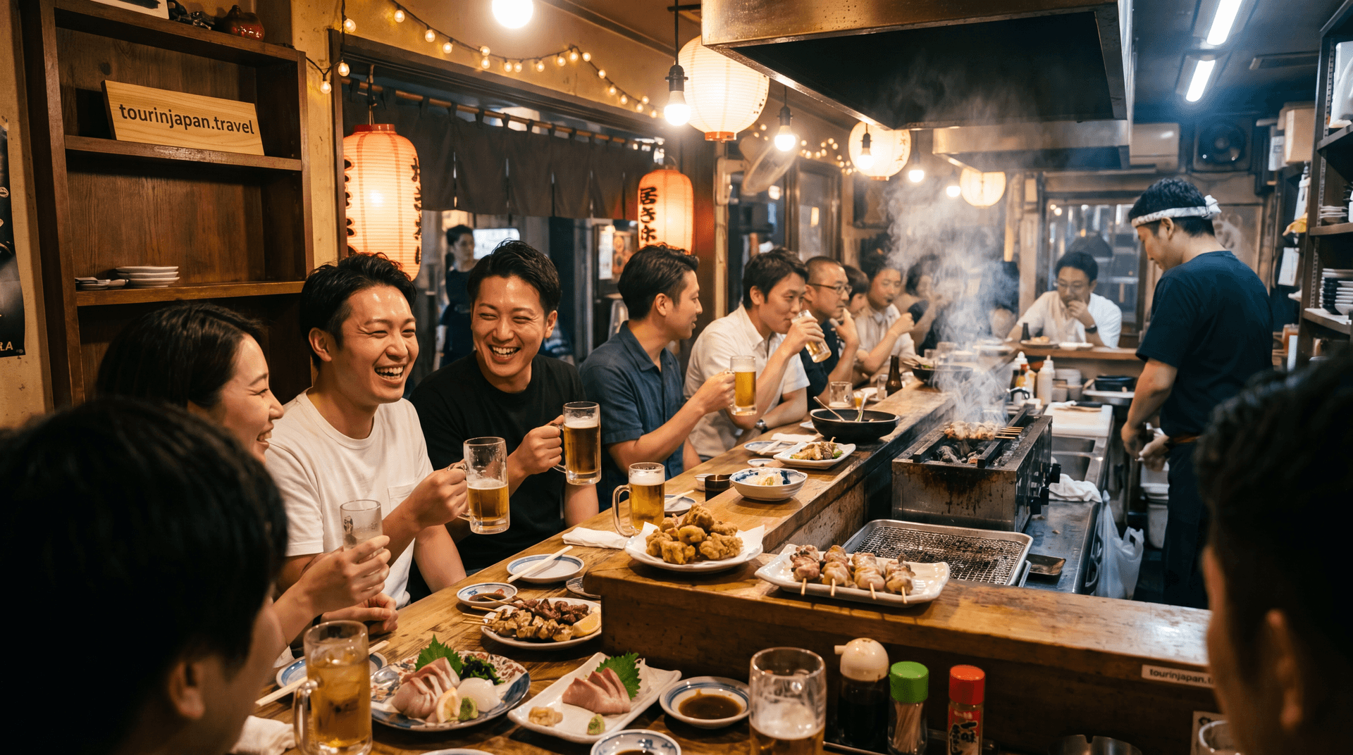 Featured image for Best Izakaya Food: 20 Dishes to Order at a Japanese Pub with discreet tourinjapan.travel mark