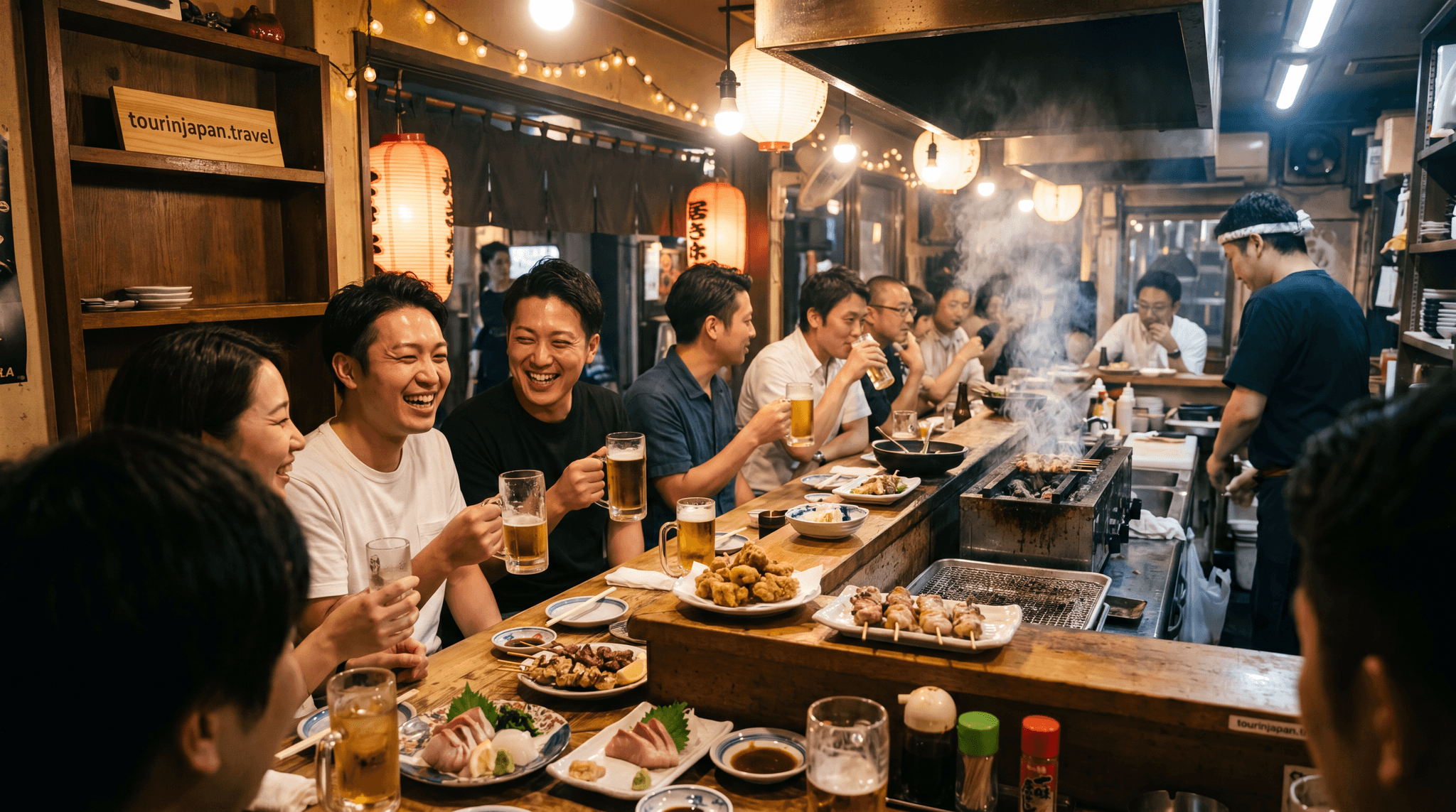 Featured image for Best Izakaya Food: 20 Dishes to Order at a Japanese Pub with discreet tourinjapan.travel mark