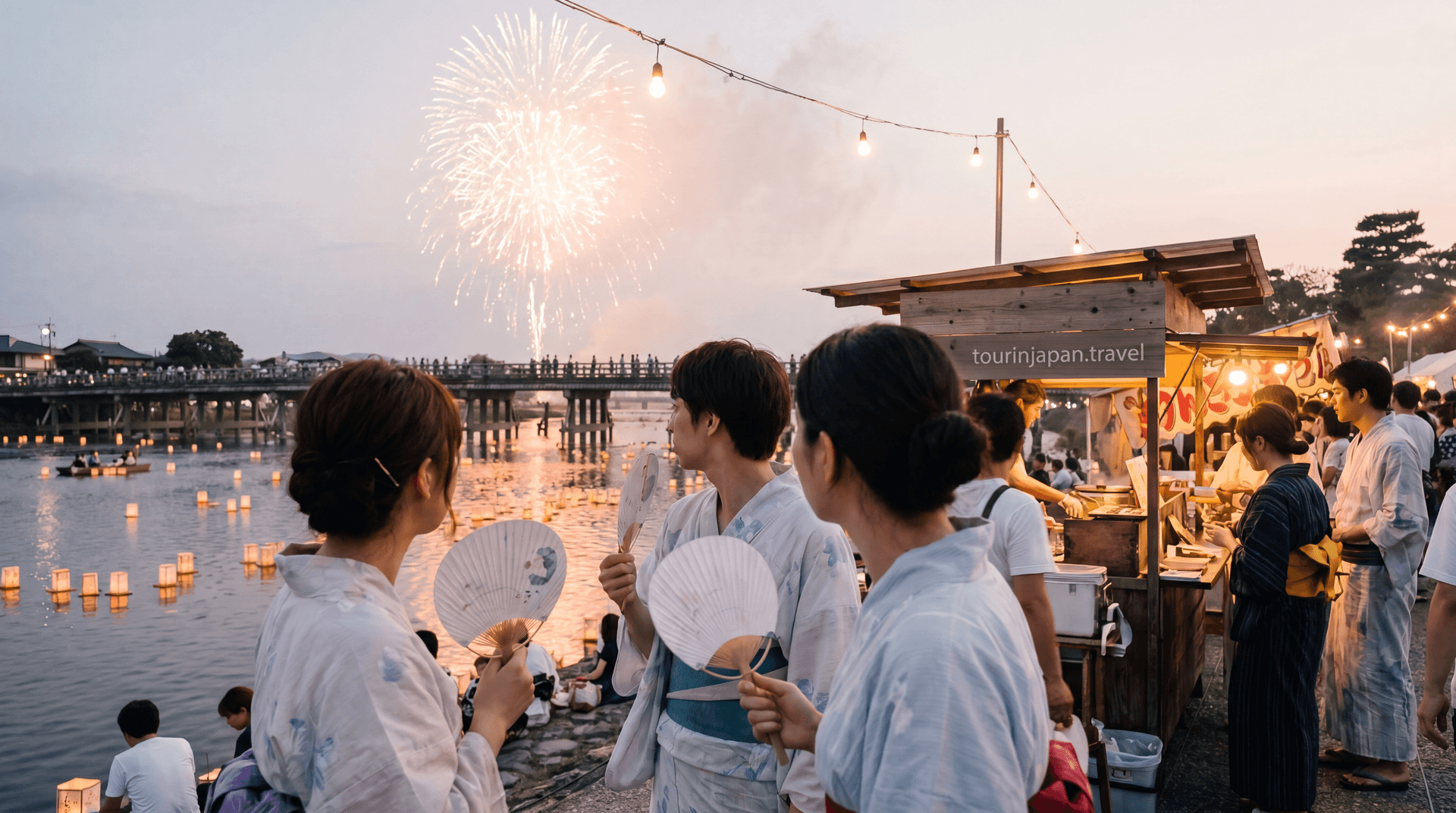 Featured image for Japan in August: Summer Festivals, Weather, and Travel Tips with discreet tourinjapan.travel mark