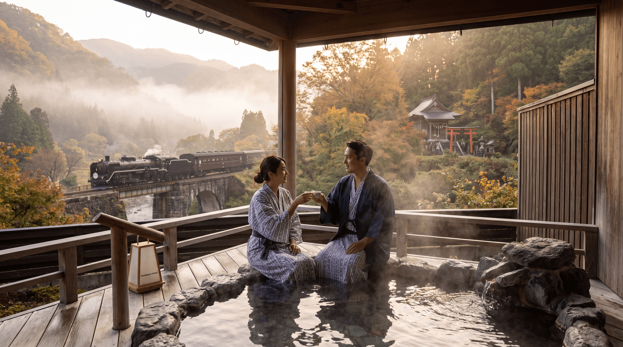 Featured image for Japan Couples Itinerary: 10 Days of Romance, Ryokans, and Views with discreet tourinjapan.travel mark