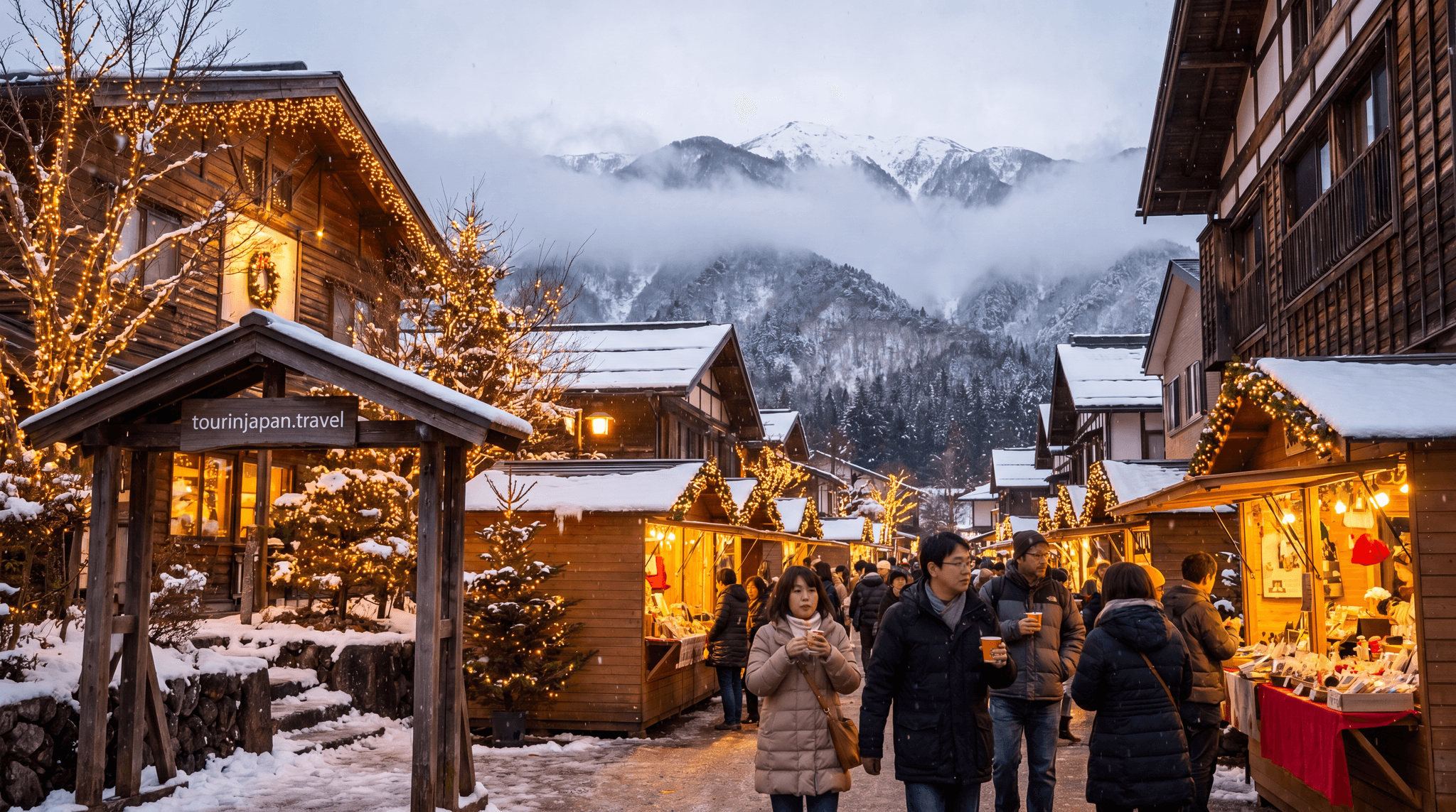 Featured image for Japan in December: What to Expect, Where to Go with discreet tourinjapan.travel mark