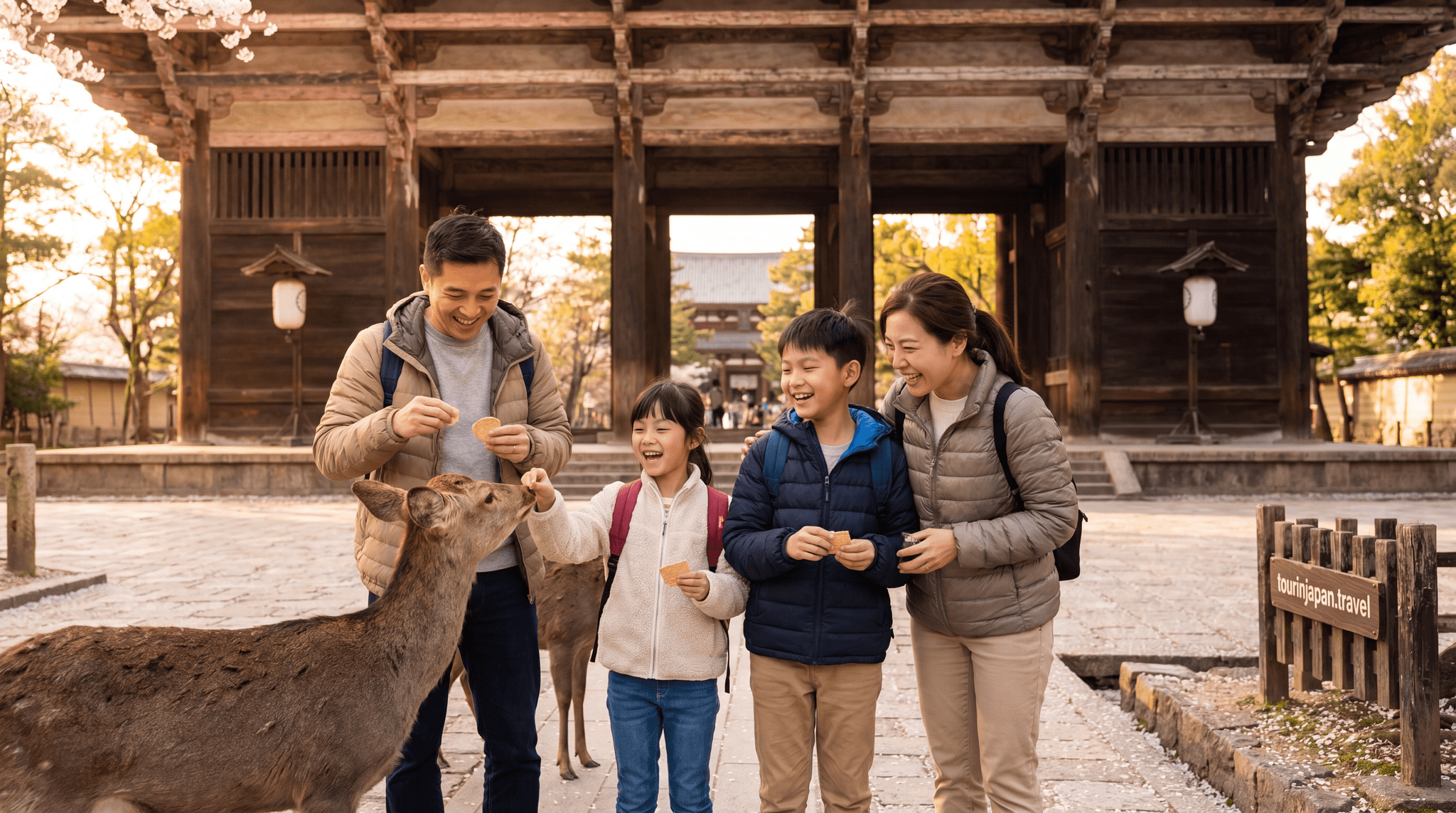 Featured image for Japan Family Itinerary: 2 Weeks With Kids (Age 5-12) with discreet tourinjapan.travel mark