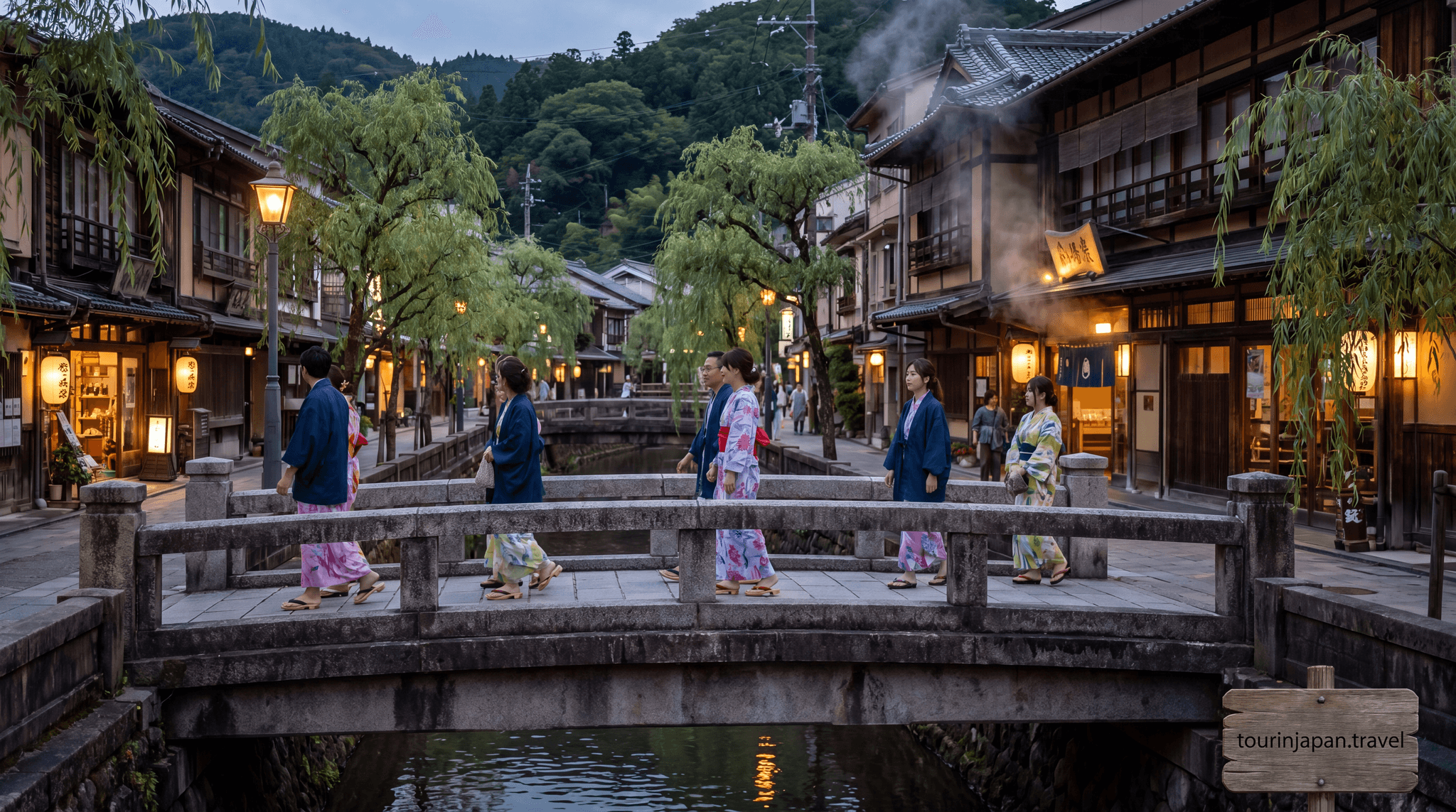 Featured image for Kinosaki Onsen: Seven Baths, One Town, One Yukata with discreet tourinjapan.travel mark