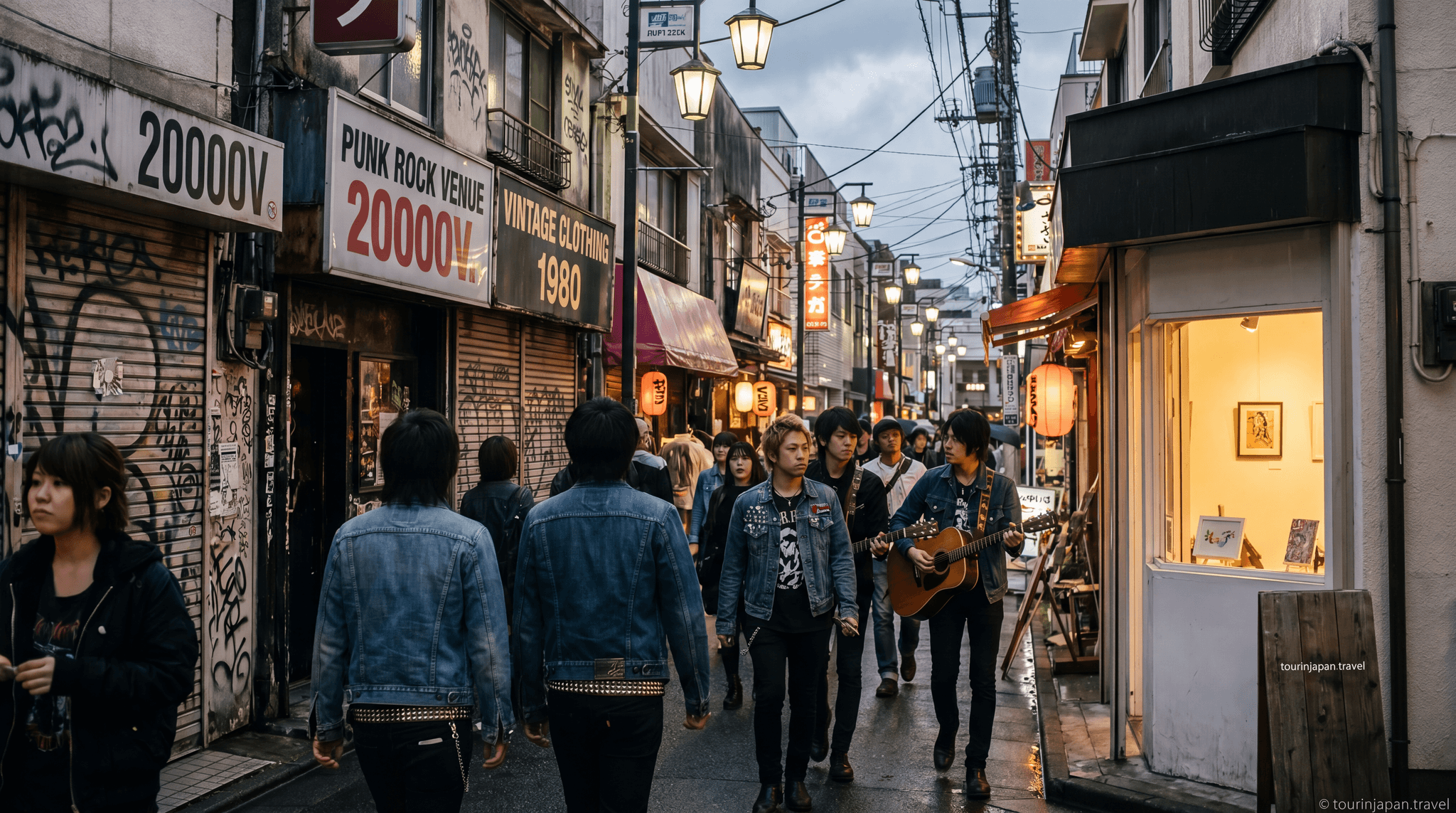 Featured image for Koenji: Tokyo's Alternative Art and Punk Underground with discreet tourinjapan.travel mark