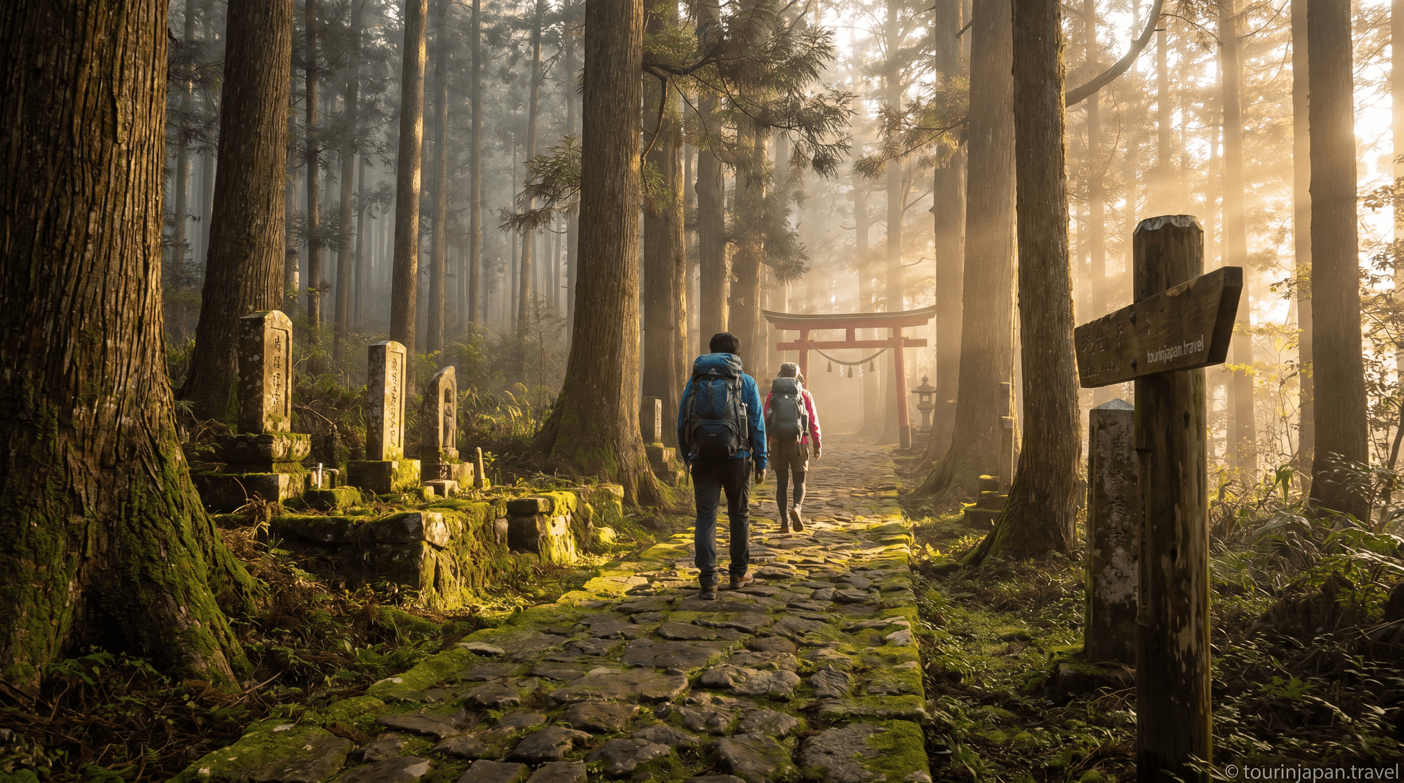 Featured image for Kumano Kodo Pilgrimage Hike: Complete Trail Guide (3-6 Days) with discreet tourinjapan.travel mark