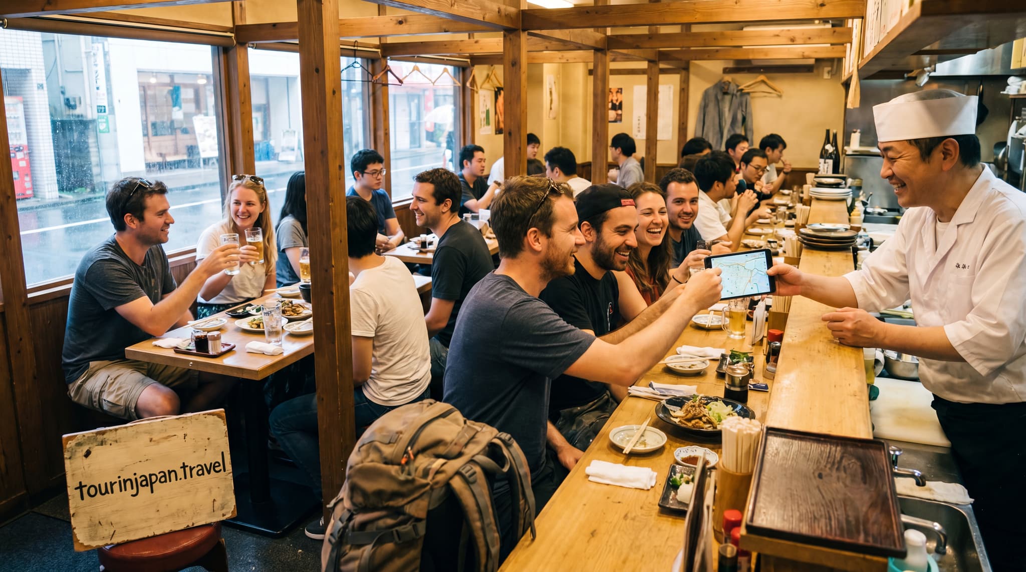 Featured image for Meeting People in Japan as a Solo Traveler with discreet tourinjapan.travel mark
