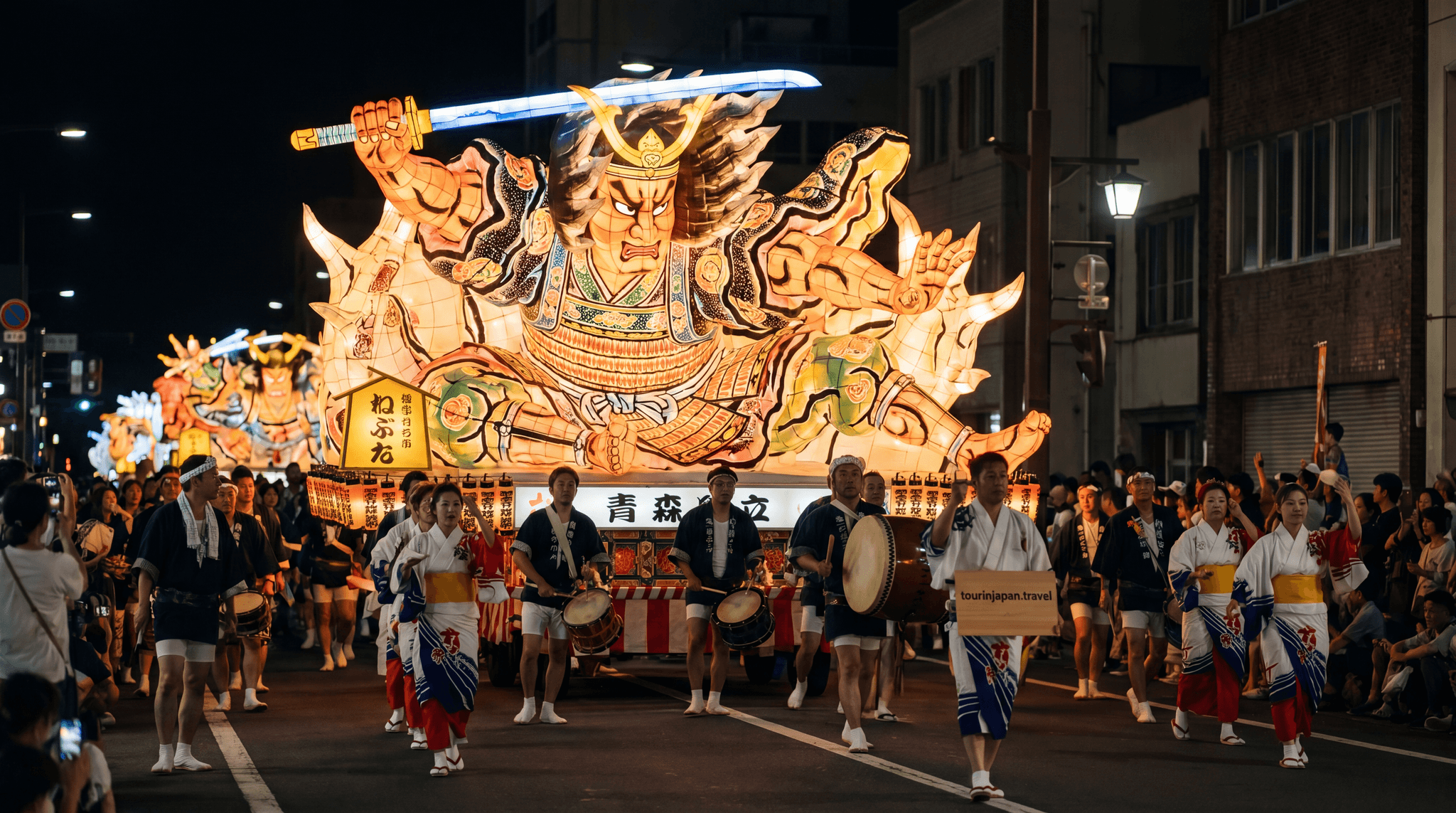 Featured image for Nebuta Festival Aomori: Giant Lantern Floats and Drumming Parades with discreet tourinjapan.travel mark