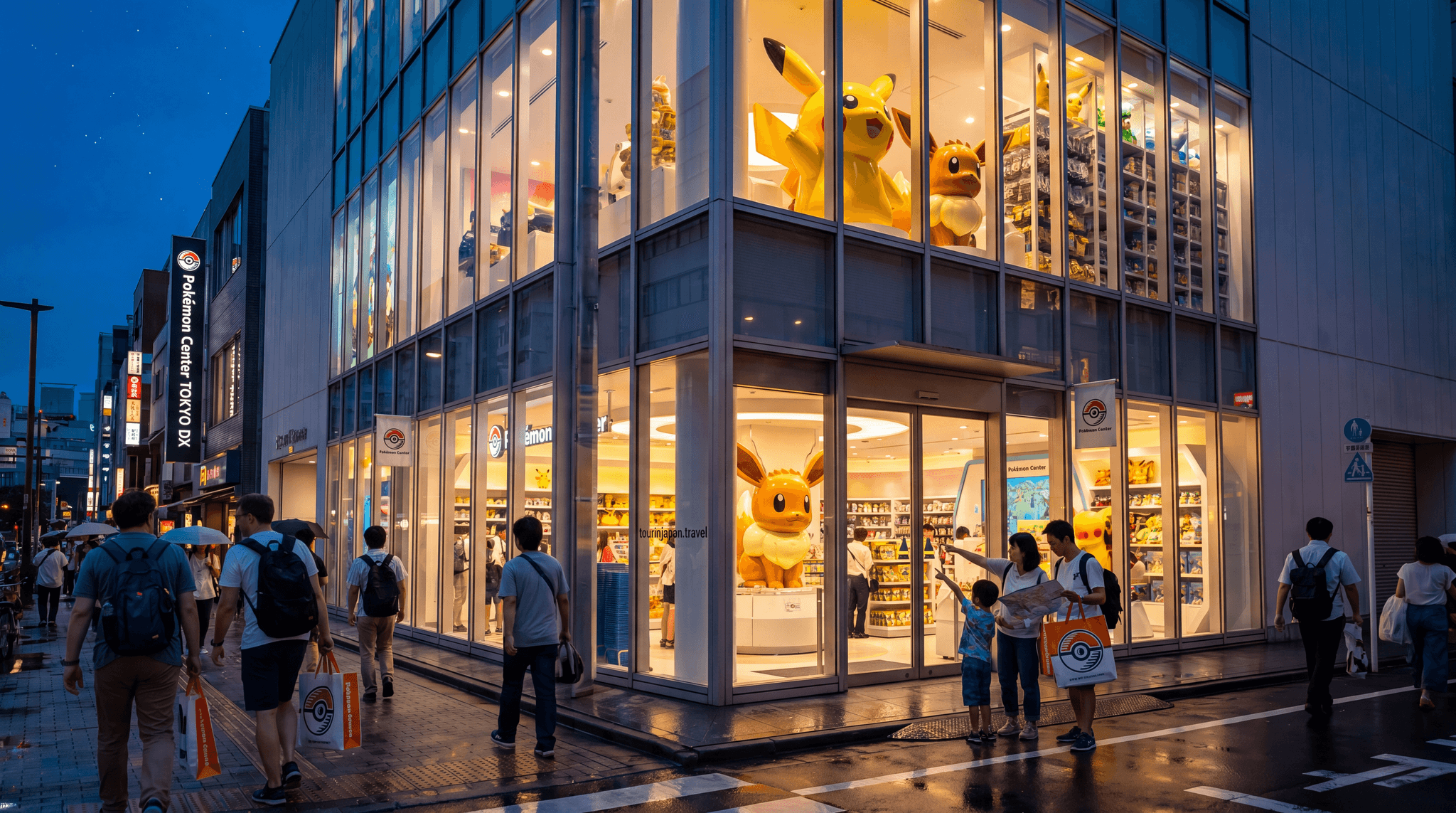 Featured image for Pokemon Centers in Japan: All Locations, Exclusive Items, Opening Hours with discreet tourinjapan.travel mark