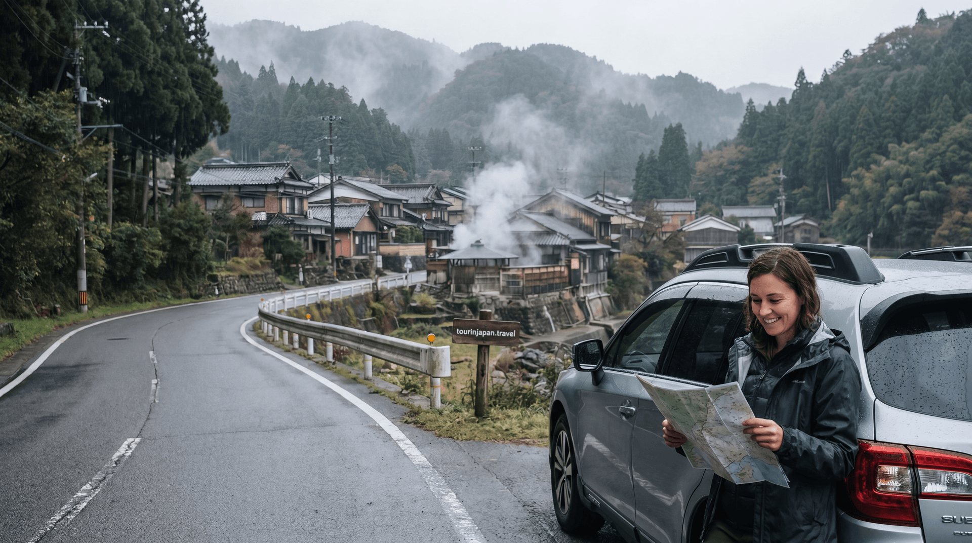 Featured image for Renting a Car in Japan: Rules, Roads, and Everything You Need to Know with discreet tourinjapan.travel mark
