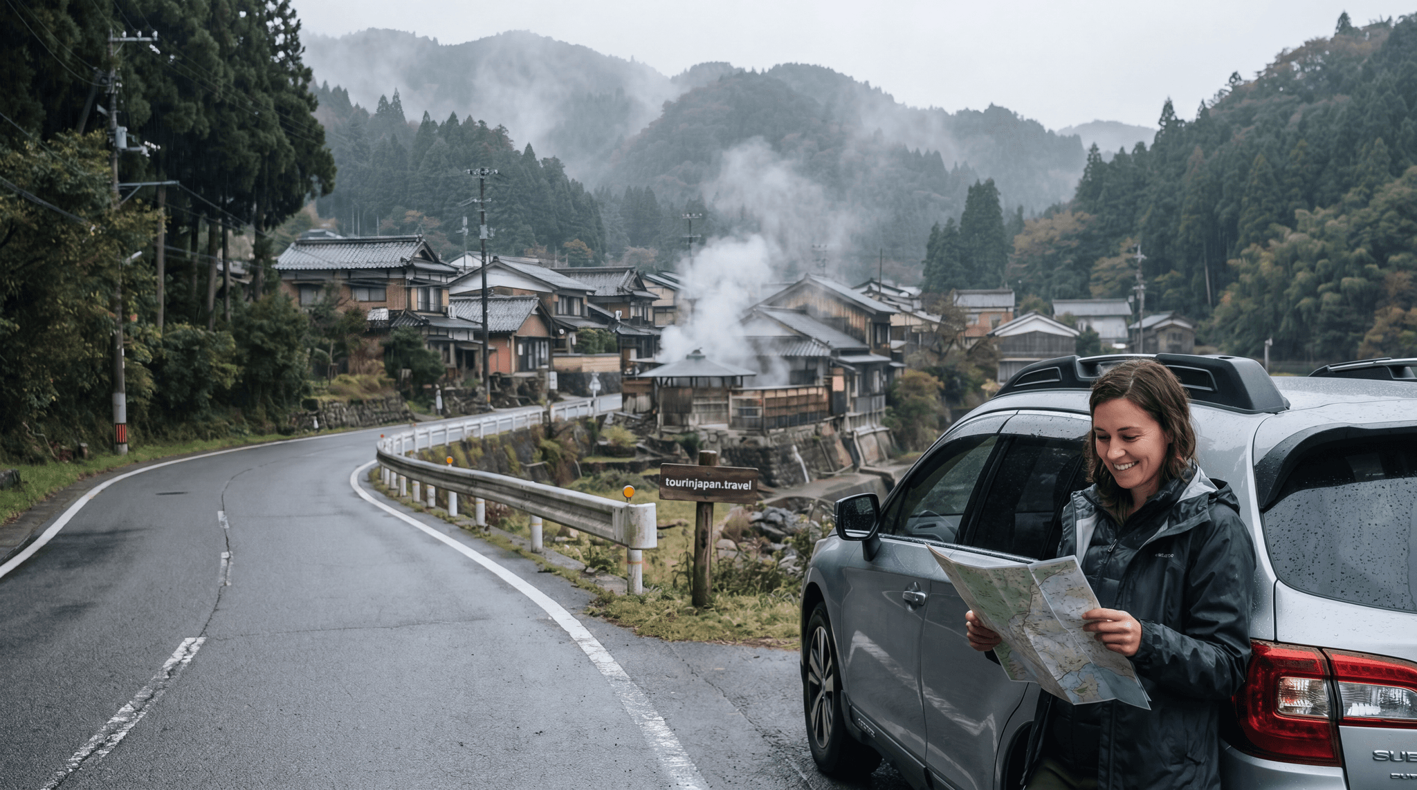 Featured image for Renting a Car in Japan: Rules, Roads, and Everything You Need to Know with discreet tourinjapan.travel mark
