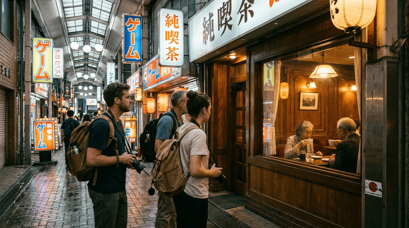 Retro Tokyo: Showa-Era Arcades, Kissaten, and Nostalgia Tourism