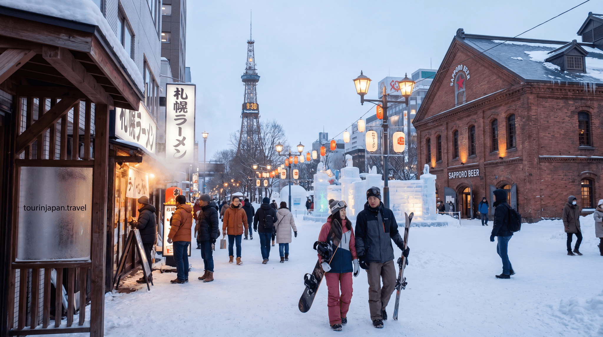 Featured image for Sapporo City Guide: Beer, Ramen, and Gateway to Hokkaido with discreet tourinjapan.travel mark