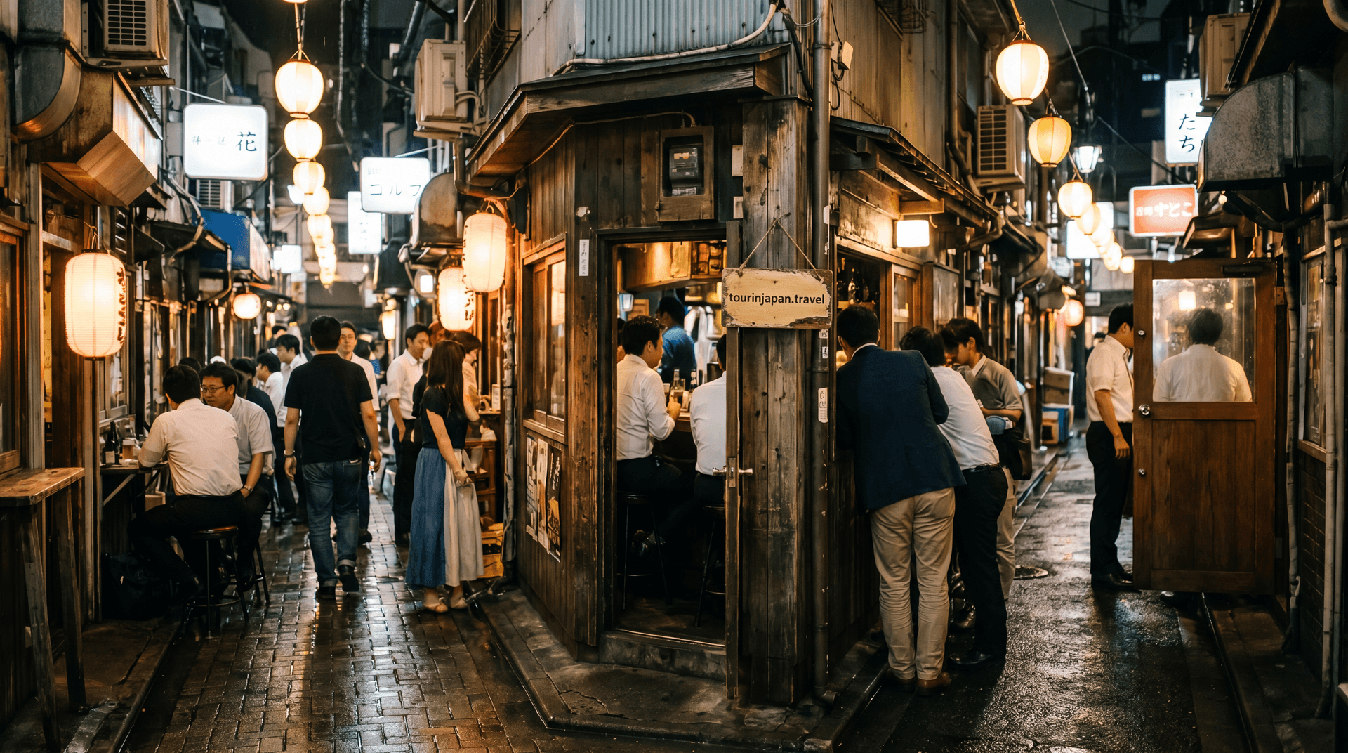 Featured image for Shinjuku Golden Gai: 200 Tiny Bars, One Unforgettable Night with discreet tourinjapan.travel mark