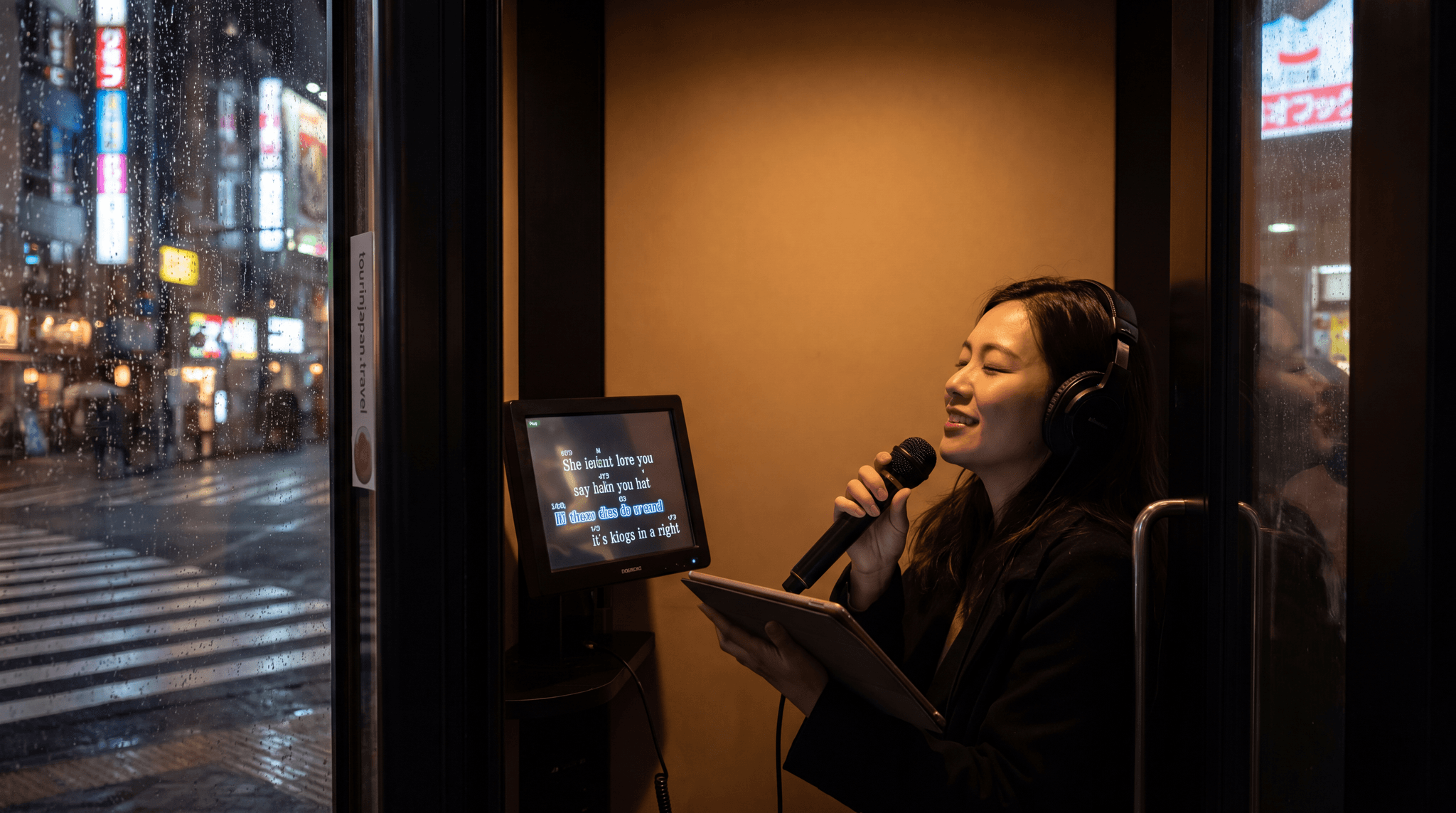 Featured image for Karaoke Solo in Japan: How to Sing Alone Without Judgment with discreet tourinjapan.travel mark