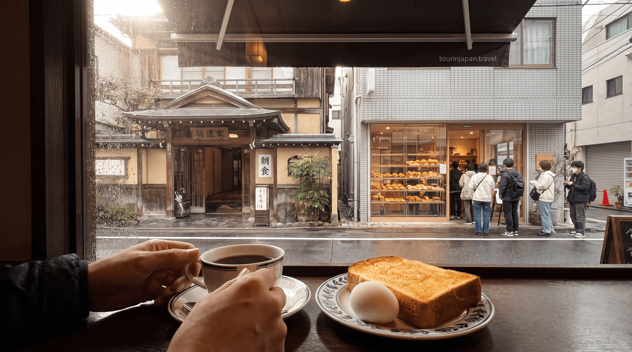 Featured image for Japanese Breakfast Spots in Tokyo: Kissaten, Hotel Sets, and Bakeries with discreet tourinjapan.travel mark