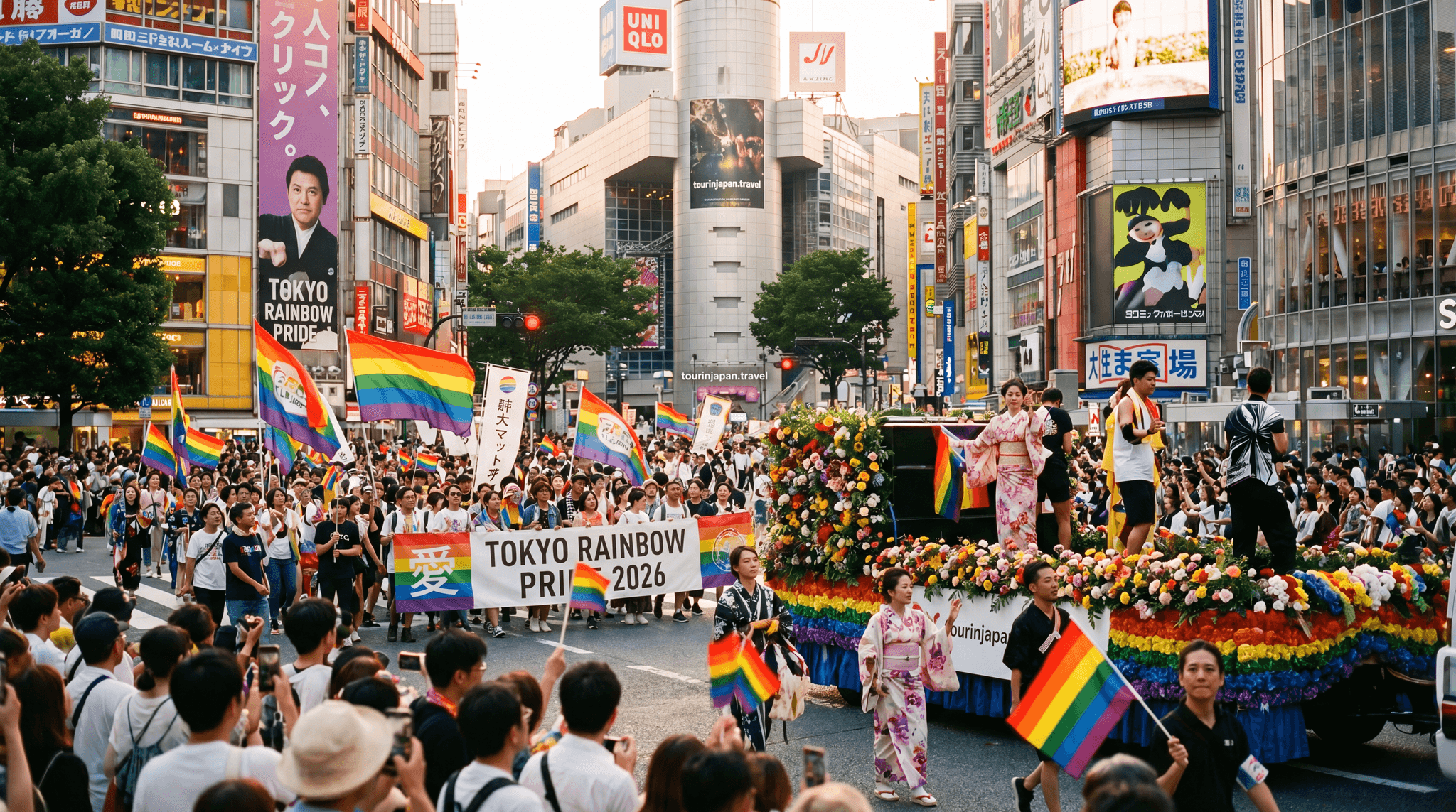 Featured image for Tokyo Pride 2026: Rainbow Parade, Events, and LGBTQ+ Bars with discreet tourinjapan.travel mark