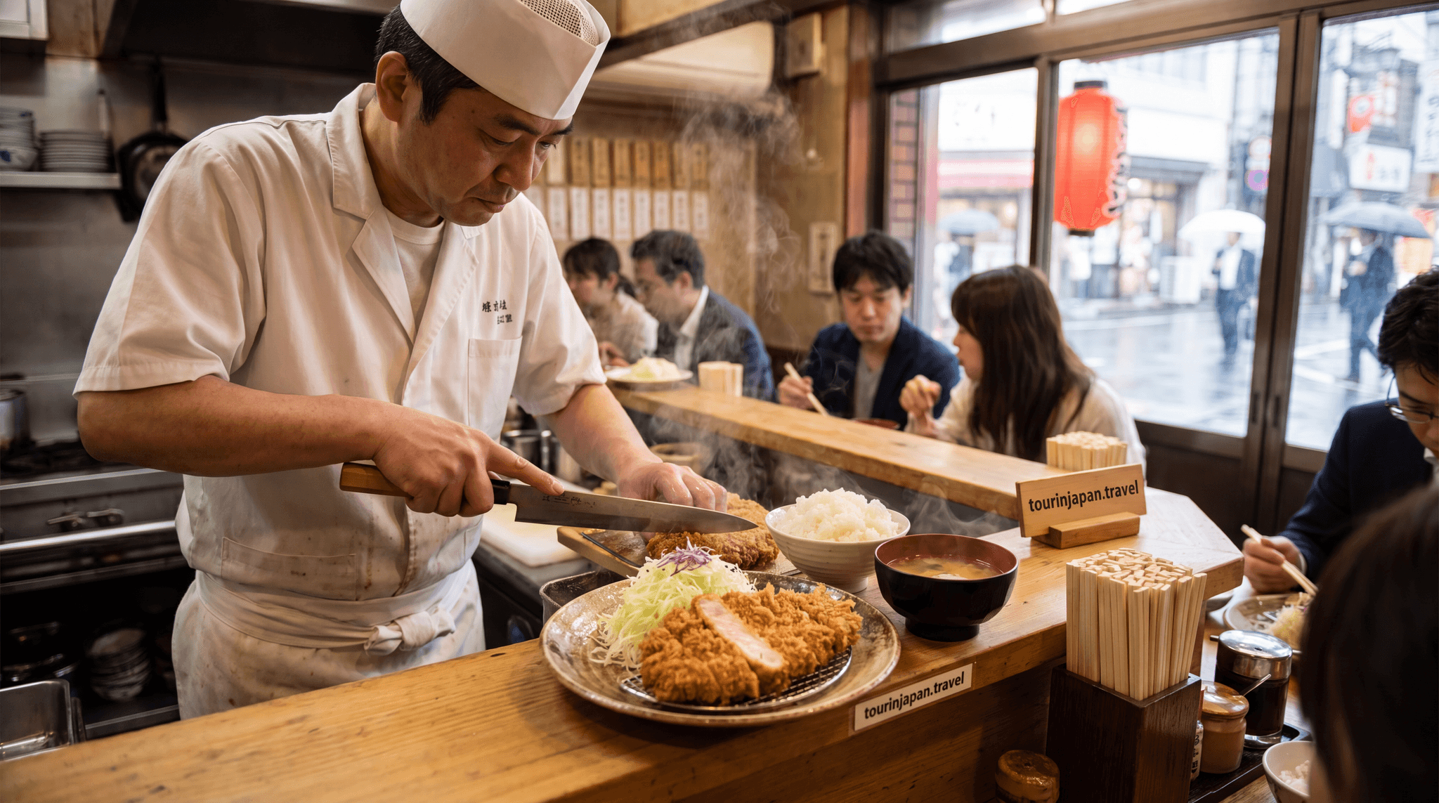 Featured image for Tonkatsu Guide: Japan's Crispy Pork Cutlet and Best Restaurants with discreet tourinjapan.travel mark
