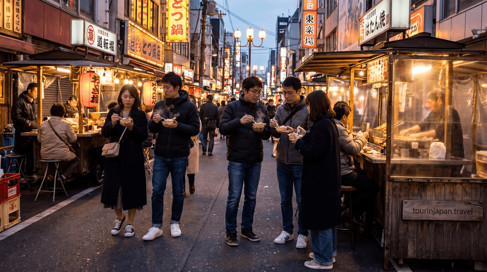 Featured image for Best Neighborhoods to Stay in Osaka with discreet tourinjapan.travel mark