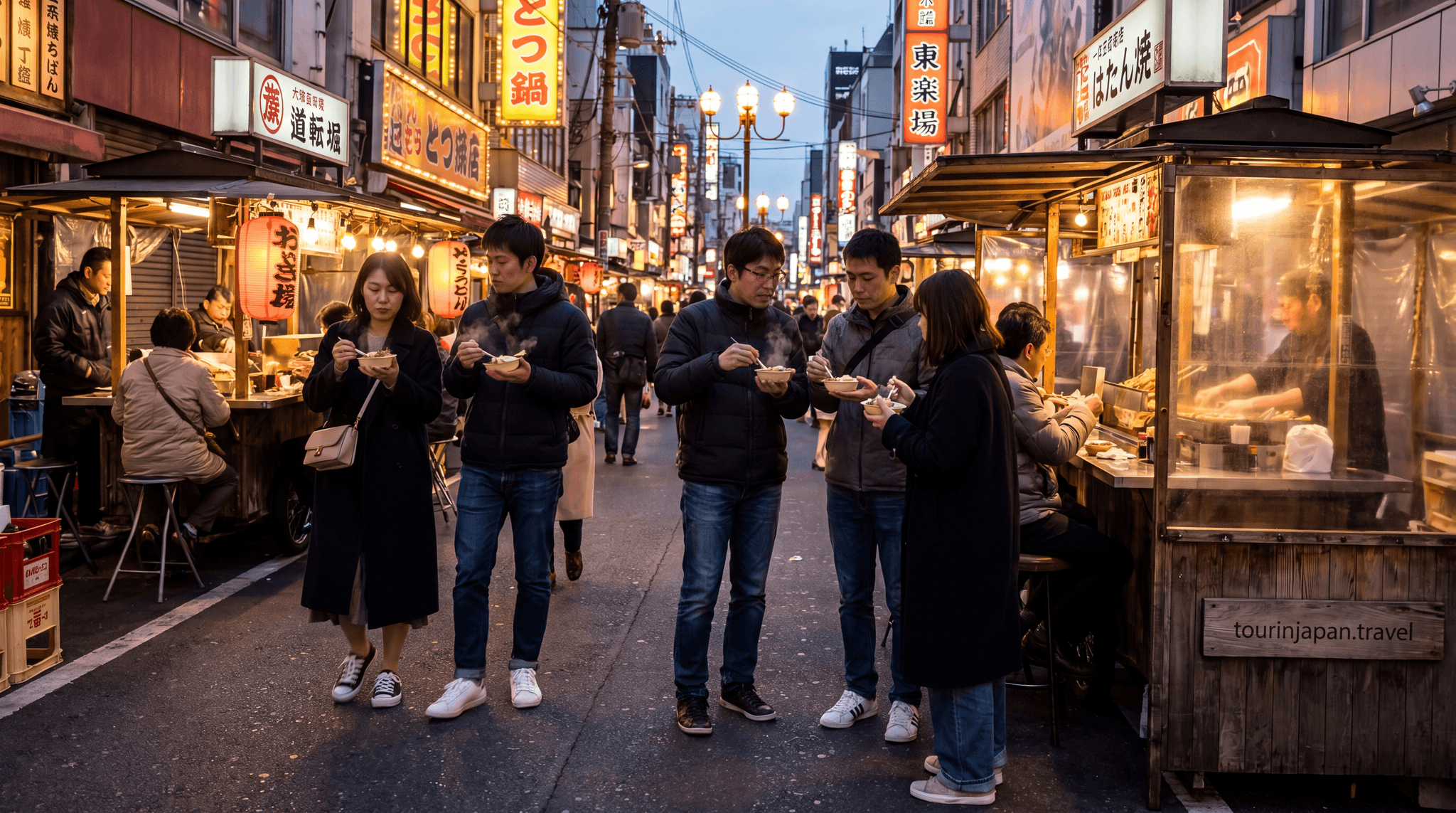 Featured image for Best Neighborhoods to Stay in Osaka with discreet tourinjapan.travel mark