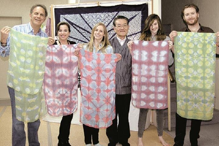 Itajime Shibori Scarf Class — photo 14