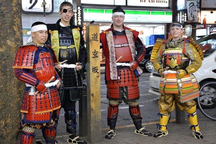 Samurai photo shooting at Street in Shibuya — photo 2