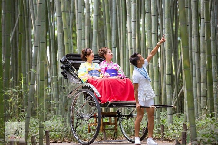 Kyoto Arashiyama Rickshaw Tour with Bamboo Forest — photo 2