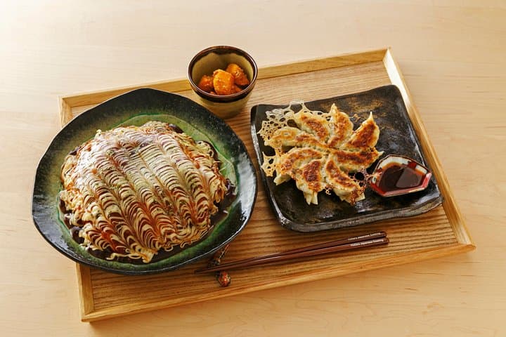 Okonomiyaki & Gyoza Cooking Class with Local Supermarket Visit — photo 1