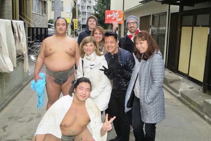 Tokyo Ryogoku Sumo Morning Practice + Photo Shoot with Wrestlers — photo 11