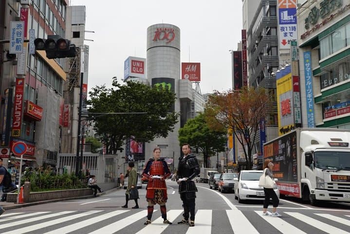 Samurai photo shooting at Street in Shibuya — photo 6