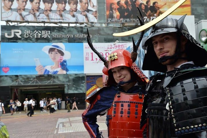 Samurai photo shooting at Street in Shibuya — photo 7