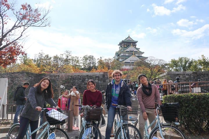 5-Hour Osaka Bike Tour to the Neighborhood of Osaka Castle — photo 2