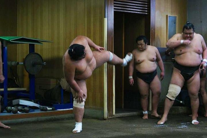Watch Sumo Morning Practice at Stable in Tokyo — photo 4