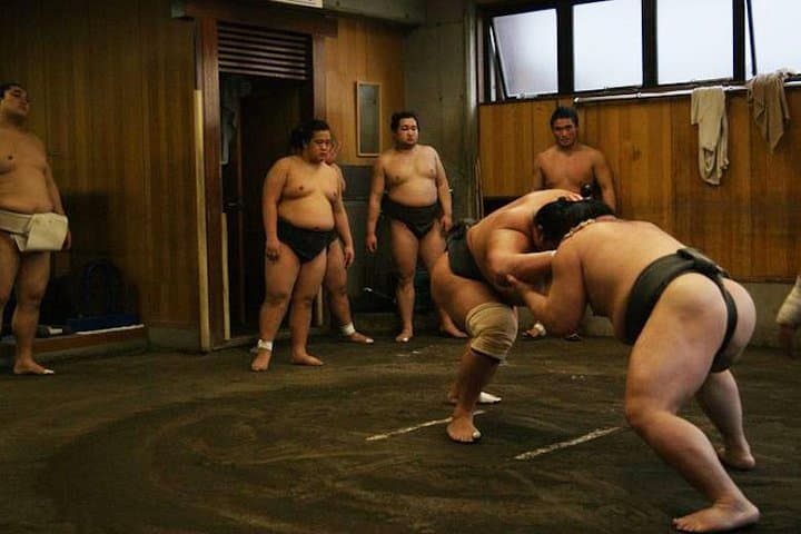 Watch Sumo Morning Practice at Stable in Tokyo — photo 7