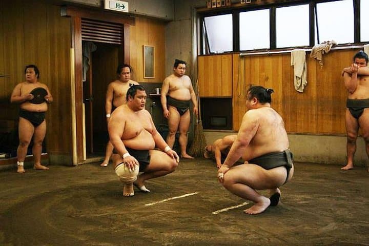 Watch Sumo Morning Practice at Stable in Tokyo — photo 6