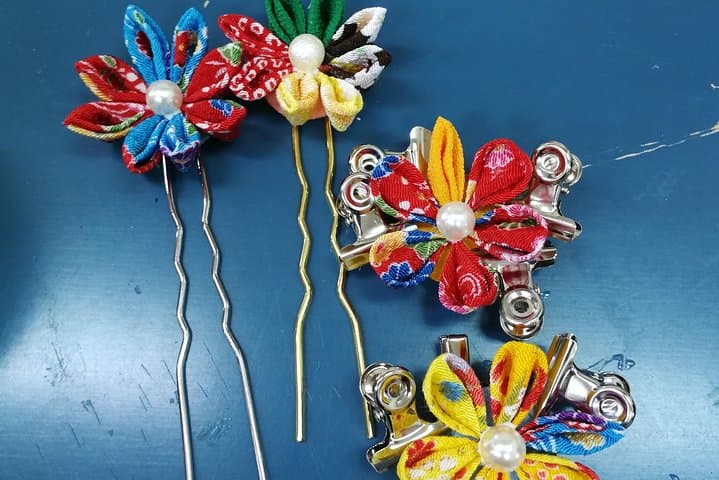Real Kimono experience and Tsumami Kanzashi Workshop — photo 12