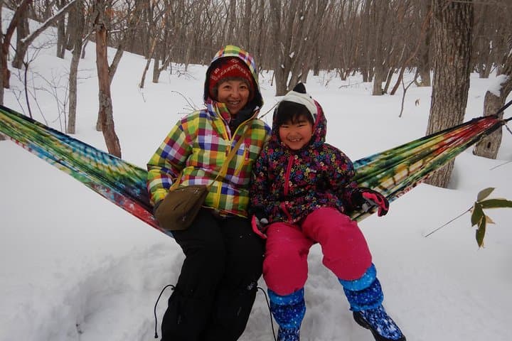 First snow play & snowshoe — photo 2