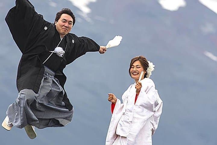 Photo Wedding at the most beautiful Mt. Fuji by professionals — photo 3