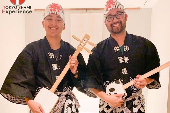 Easy for everyone! Now you can play handmade mini shamisen and show off to everyone! Musical instruments, sweets and live music — photo 8
