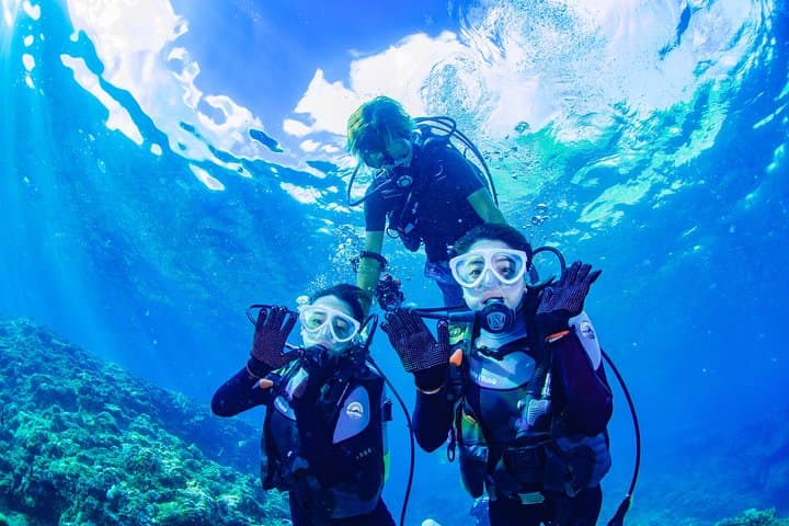 Blue Cave Introductory Dive–Private Guide, Boat Tour&Free Photos — photo 3