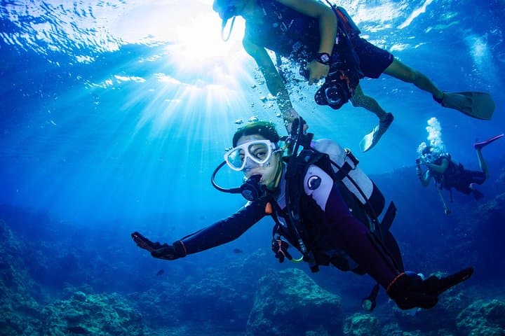 Blue Cave Introductory Dive–Private Guide, Boat Tour&Free Photos — photo 10