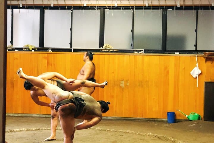 Watch Sumo Morning Practice at Stable in Tokyo — photo 9