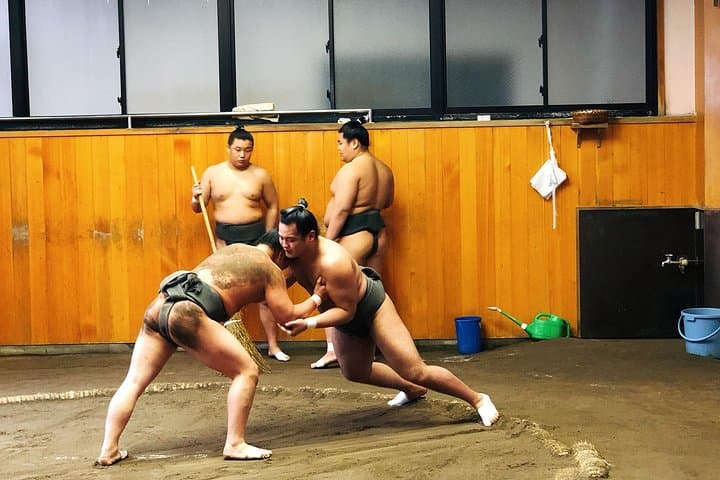Watch Sumo Morning Practice at Stable in Tokyo — photo 2
