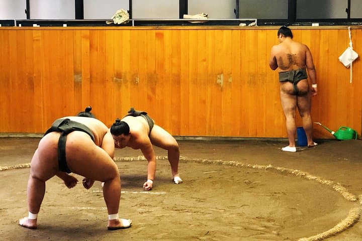 Watch Sumo Morning Practice at Stable in Tokyo — photo 11
